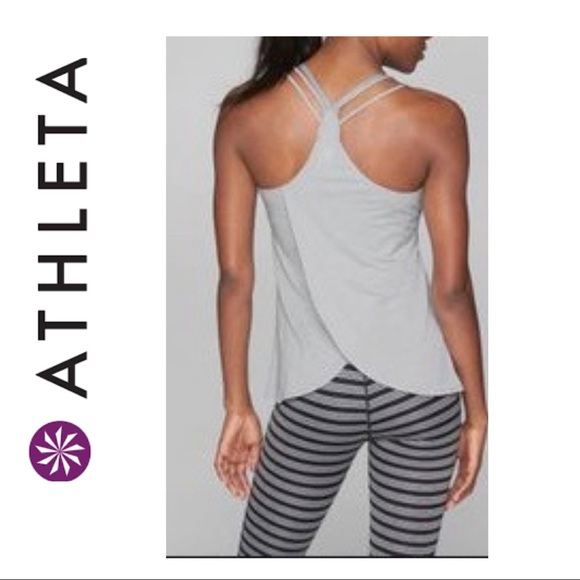 Athleta Tops - Athleta Grey Tulip Support Tank Top